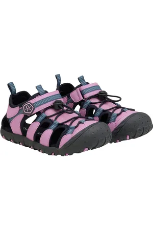 Color Kids Sandals Hiking W. Toe Cap Purple