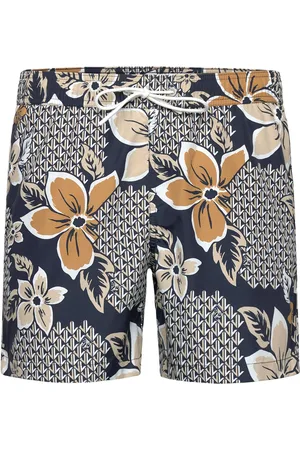 J Lindeberg Banks Floral Swim Trunks Navy