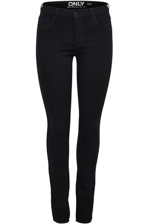 ONLY Onlrain Reg Skinny Dnm Noos Black