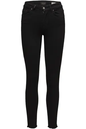 ONLY Onlblush Mid Sk Ak Rw Dnm Rea2343 Noos Black