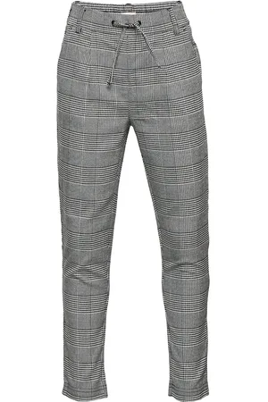 ONLY Konpoptrash Soft Check Pant Grey