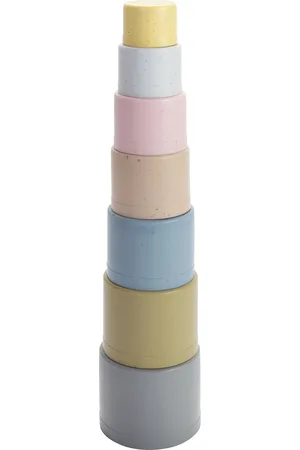 Dantoy Tiny Bio Play Cups - 6+ Months Patterned