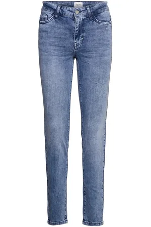Saint Tropez Mollysz Mw Slim Jeans Blue