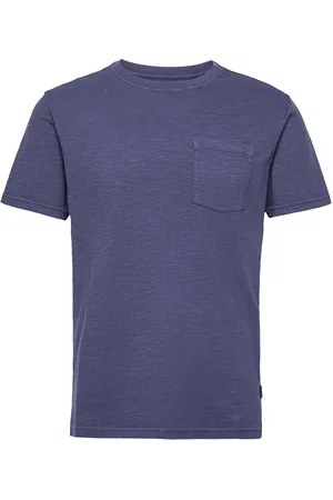 SEBAGO Outwashed Pocket Tee Blue