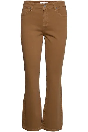 Ivy Copenhagen Johanna Kick Flare Vintage Colour Brown