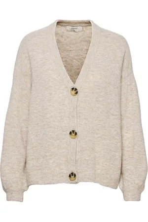 Cream Crmerle Oz Knit Cardigan Beige