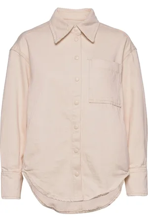 Norr Nolan Denim Shirt Pink