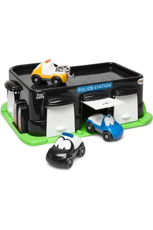 Dantoy Funcars Police Station & Car Park Patterned