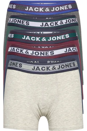 JACK & JONES Jacoliver Trunks 5 Pack Noos Jnr Grey Jack & J S