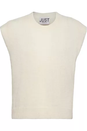 Just Female Coldy Knit Vest Cream