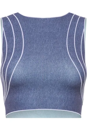 Wolford Taylor Crop Top Blue