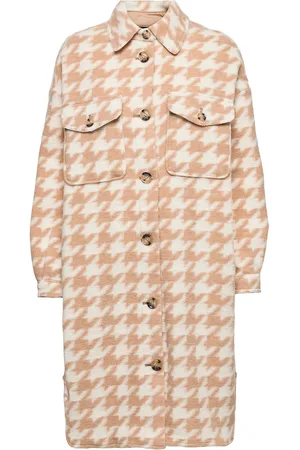 VERO MODA Vmchrissie Long Check Shirt Ga Brown