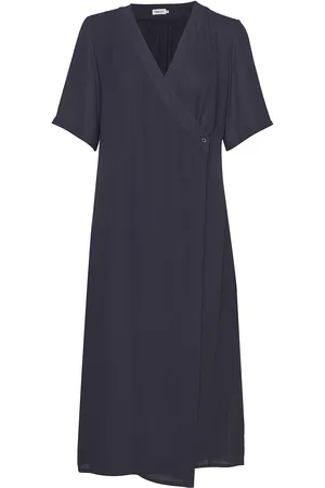 Filippa K Amalia Wrap Dress Blue