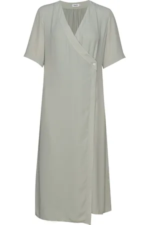 Filippa K Amalia Wrap Dress Green