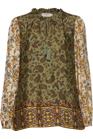 Cream Emmeliecr Blouse Patterned