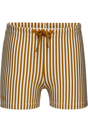 Liewood Otto Swim Pants Seersucker Brown
