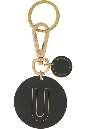 Design Letters Personal Key Ring & Bagtag Black