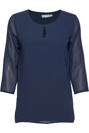 FRANSA Zawov 1 Blouse Blue