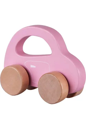 Barbo Toys Small Wooden Car - Rose Pink