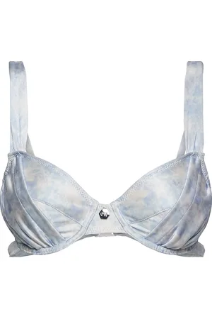 OW Aqua Bikini Top Patterned