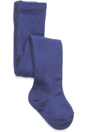 Melton Cotton Tights Purple