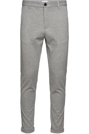 Lindbergh Superflex Knitted Cropped Pant Grey