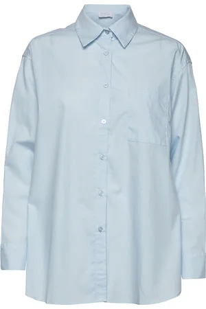 Enkel Studio Organic Over D Shirt Blue