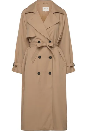 ONLY Onlchloe Trenchcoat Double B. Otw Noos Brown
