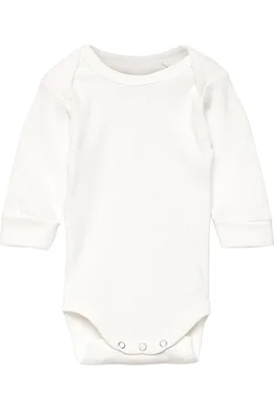 Little B Baby Body Long Sleeve Cotton White