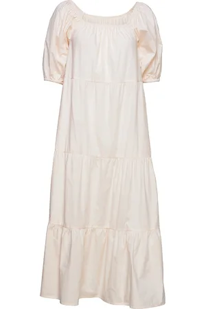 FAITHFULL THE BRAND Ronan Midi Dress Cream