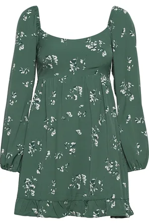 Abercrombie & Fitch Anf Womens Dresses Green