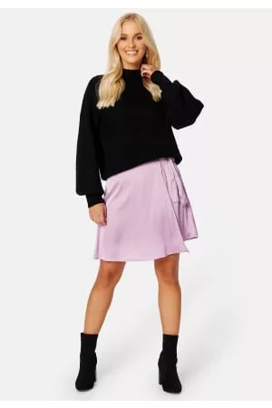 BUBBLEROOM Tallulah Satin Skirt 34