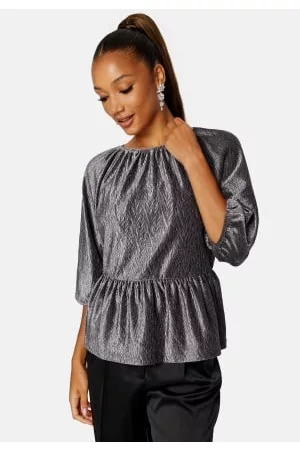 Happy Holly Perline puff sleeve top 40/42