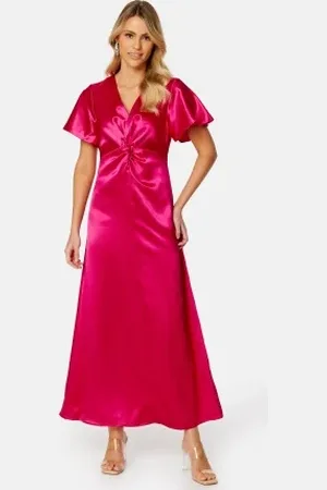 VILA Sittas V-Neck S/S Maxi Dress 34