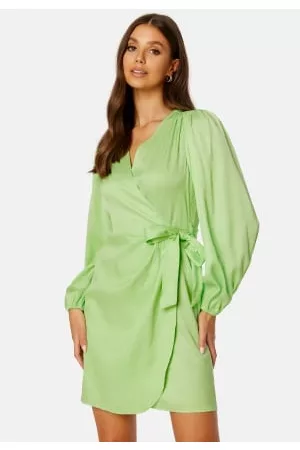 SELECTED Stine LS Short Wrap Dress 36