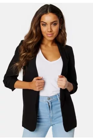 Pieces® Pcbosella 3/4 Blazer Black XS