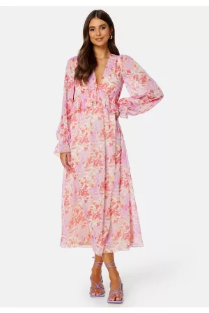 BUBBLEROOM Summer Luxe Frill Midi Dress 4XL