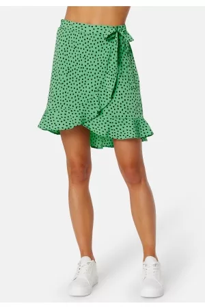 BUBBLEROOM Ida skirt Green / Patterned 50