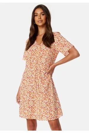 Pieces® Nya SS V-Neck Short Dress S