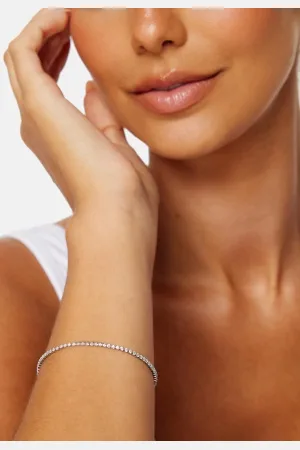 By Jolima Cloe Tennisbracelet Steel One size