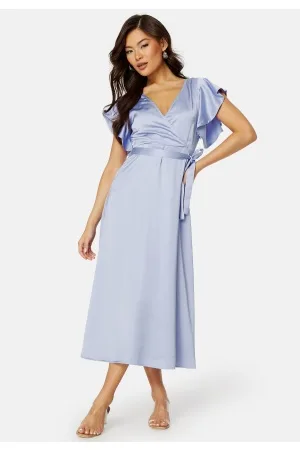 VILA Carolina S/S V-Neck Midi Dress 38