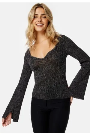 BUBBLEROOM Alime Sparkling Knitted Top XS