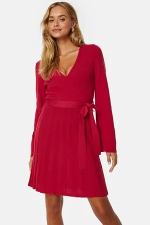 BUBBLEROOM Quinn Wrap Dress M