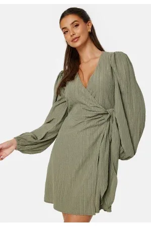 BUBBLEROOM Axelle Wrap Dress XS