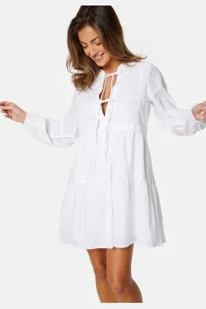 BUBBLEROOM Tie L/S cotton dress XL