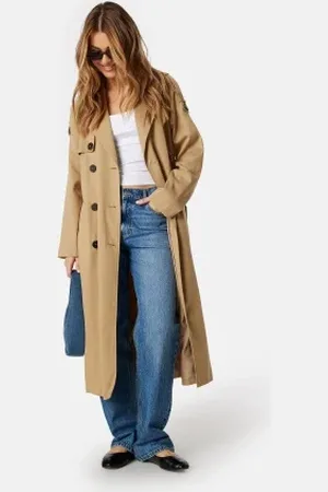 SELECTED New Bren LS Trenchcoat Cornstalk 40