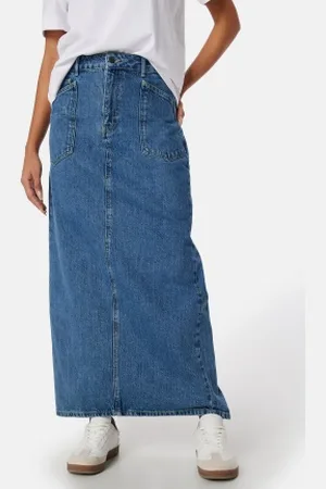 Object Objthylane long denim skirt M