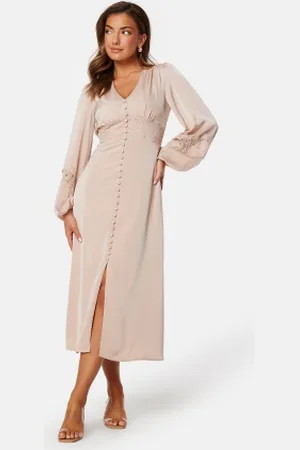 BUBBLEROOM Satin Midi Dress XS