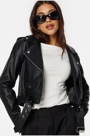 Hosbjerg Nana Leather Blazer – jackets & coats – shop at Booztlet