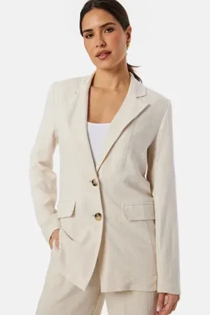 SELECTED Slfviva LS Blazer Sandshell 36